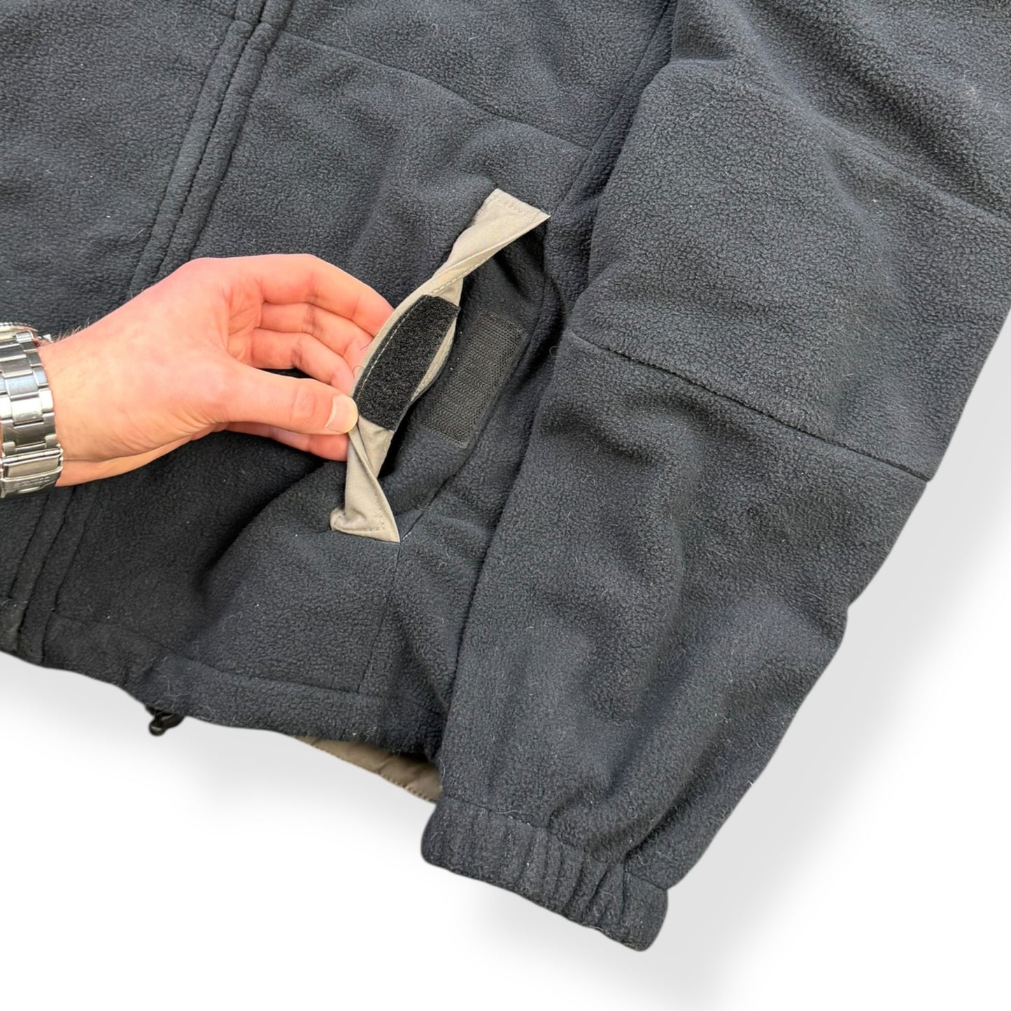 2000's Tommy Hilfiger Panelled Fleece Jacket (L)