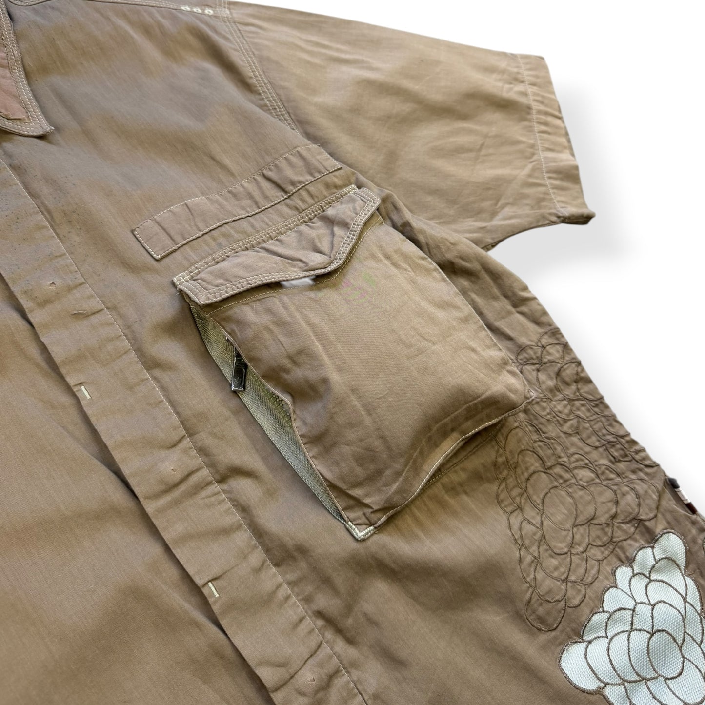 2000's Maharishi Geometric Pattern Shirt (S)