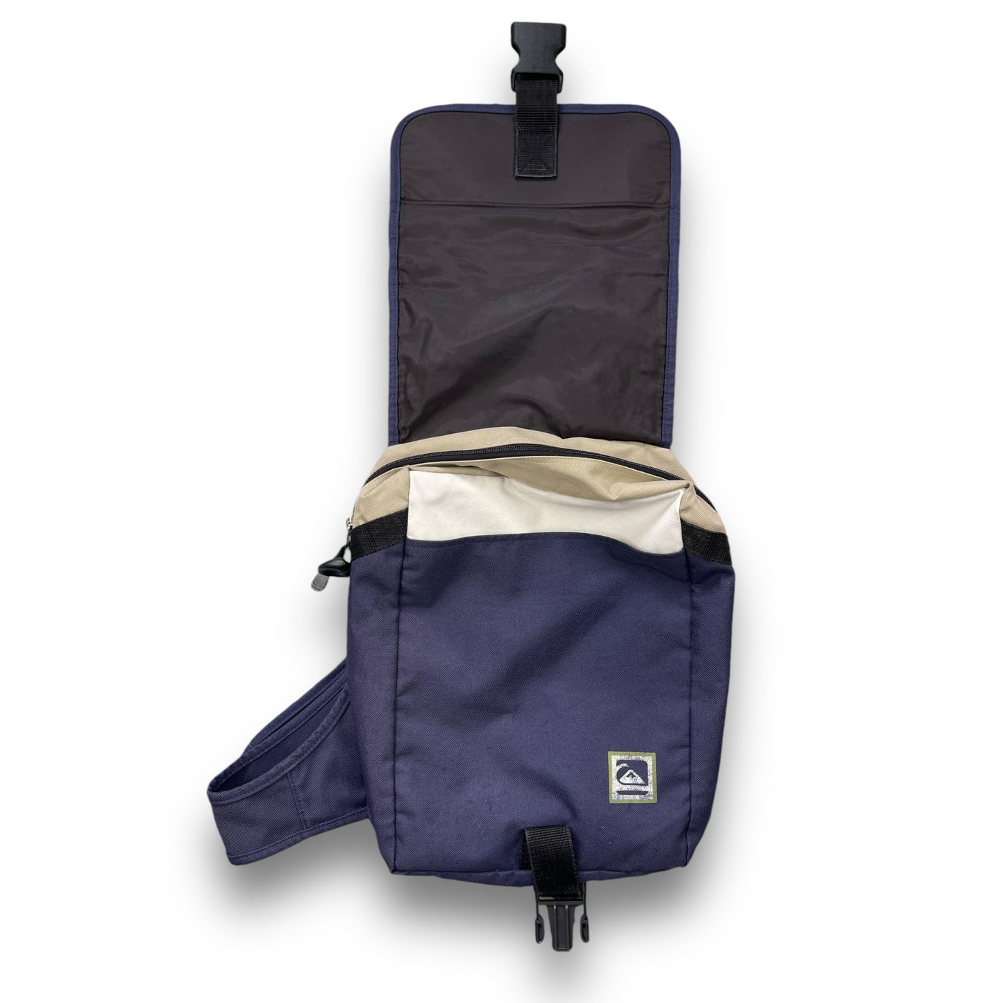 Quiksilver Square Sling Bag Navy/Cream