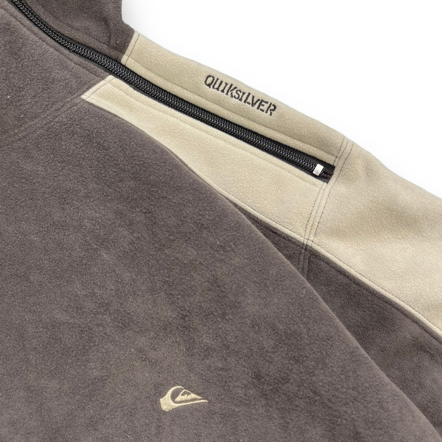 Quiksilver Shoulder Zip Fleece Hoodie (L)