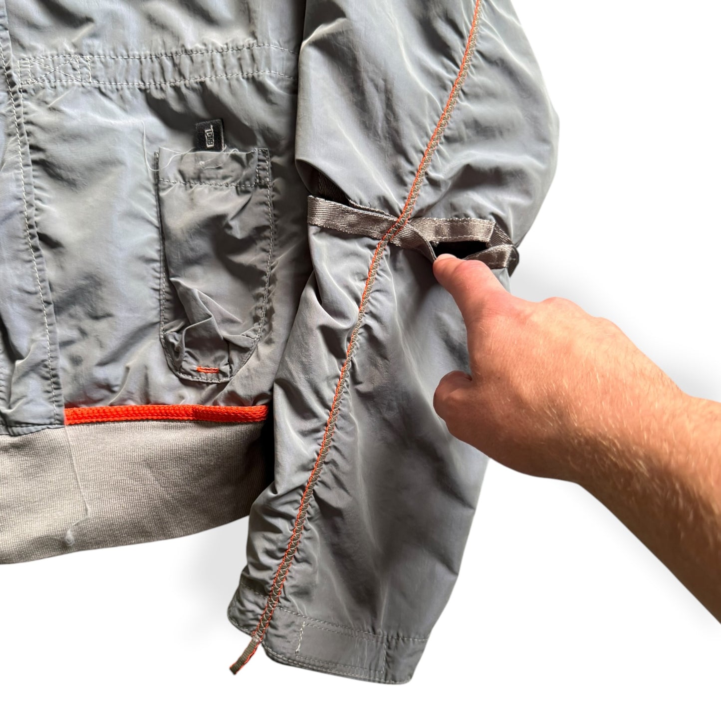 2000's Hugo Boss 'Orange' Iridescent Nylon Bomber (M)