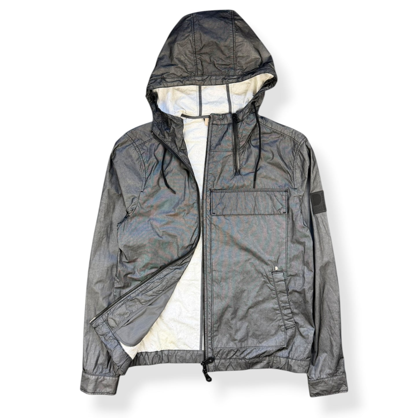 2000's DKNY Dual Zip Shimmer Jacket (L)