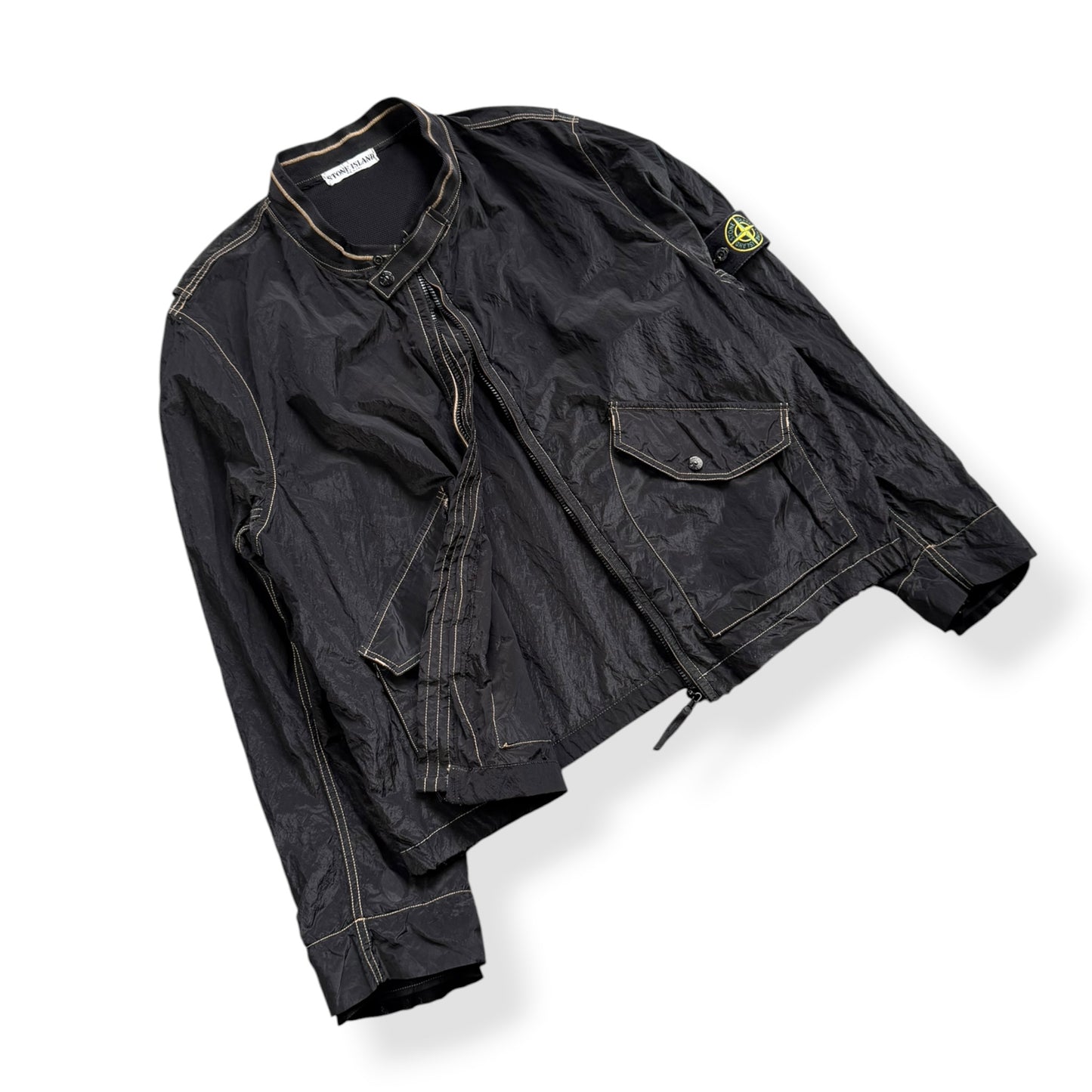 SS2005 Stone Island Nylon Metal Shimmer Jacket (XXL)