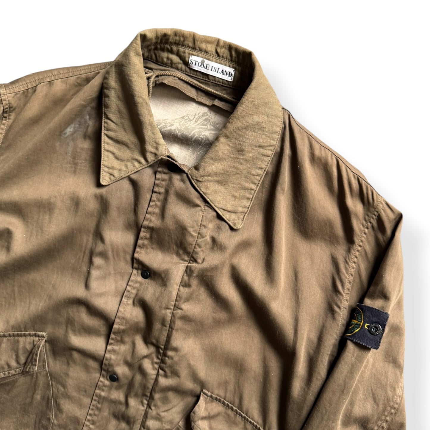 AW2001 Stone Island Raso Gommato Jacket (L)