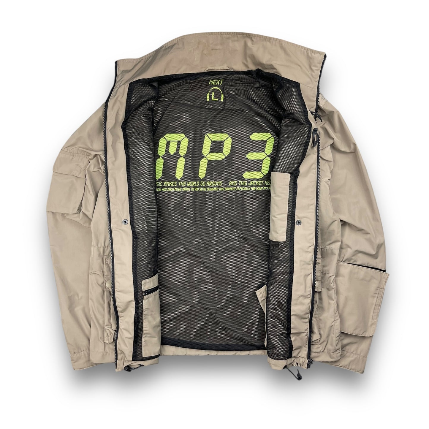 2000's Next MP3 Cargo Pocket Jacket (L)