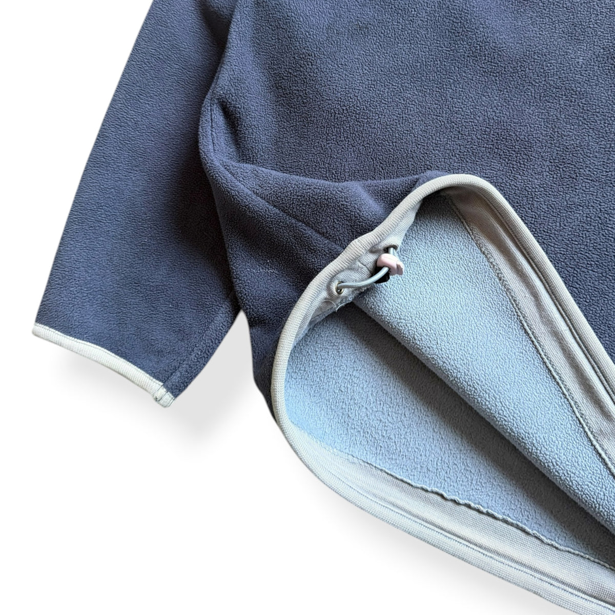 2000's Schott Asymmetric Zip Fleece Sweatshirt (L)