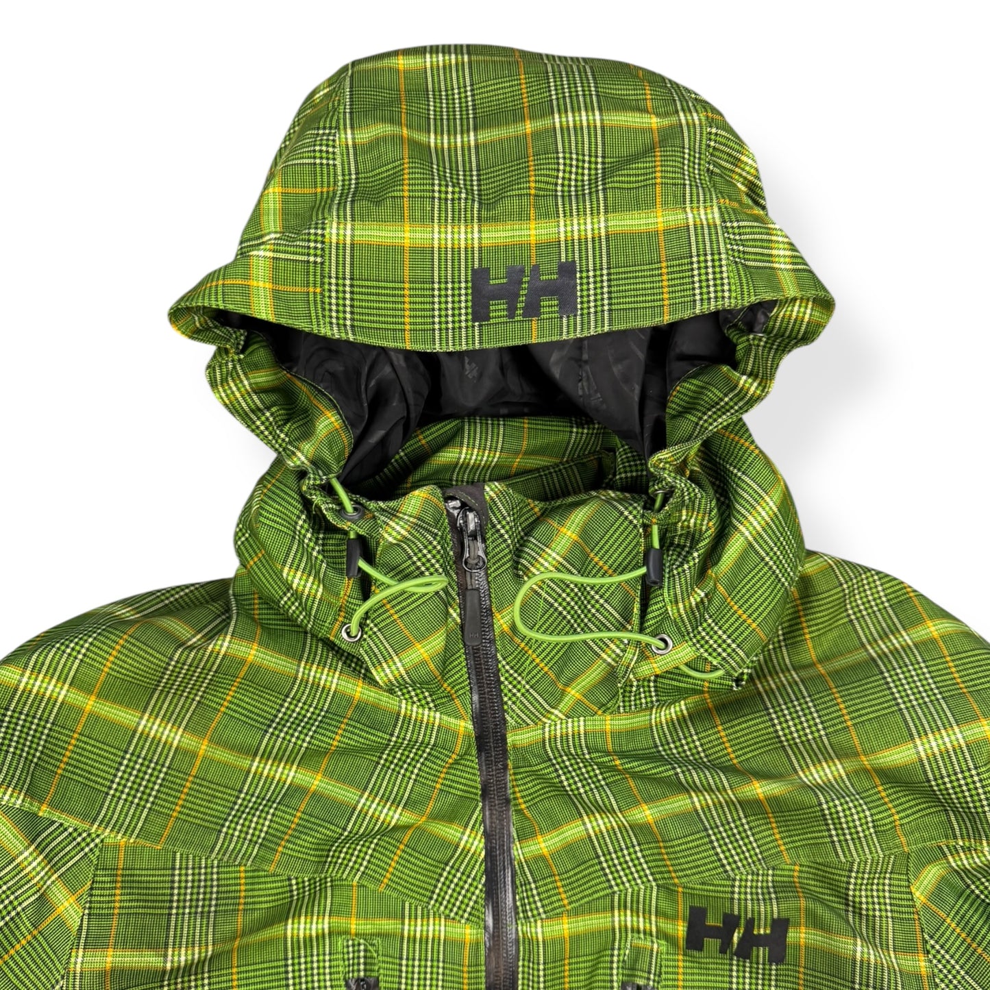 2000's Helly Hansen Plaid Asymmetric Zip Jacket (L)