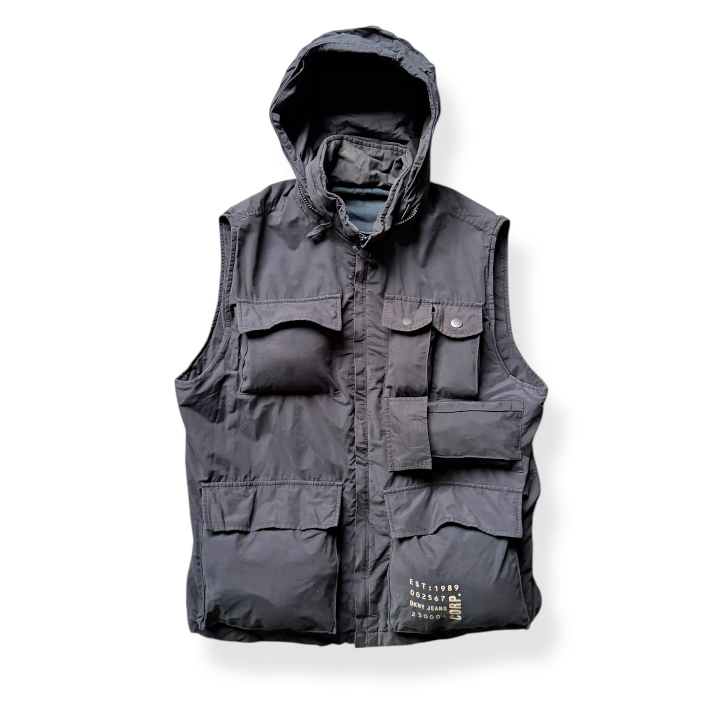 2000's DKNY Multipocket Cargo Gilet (M)