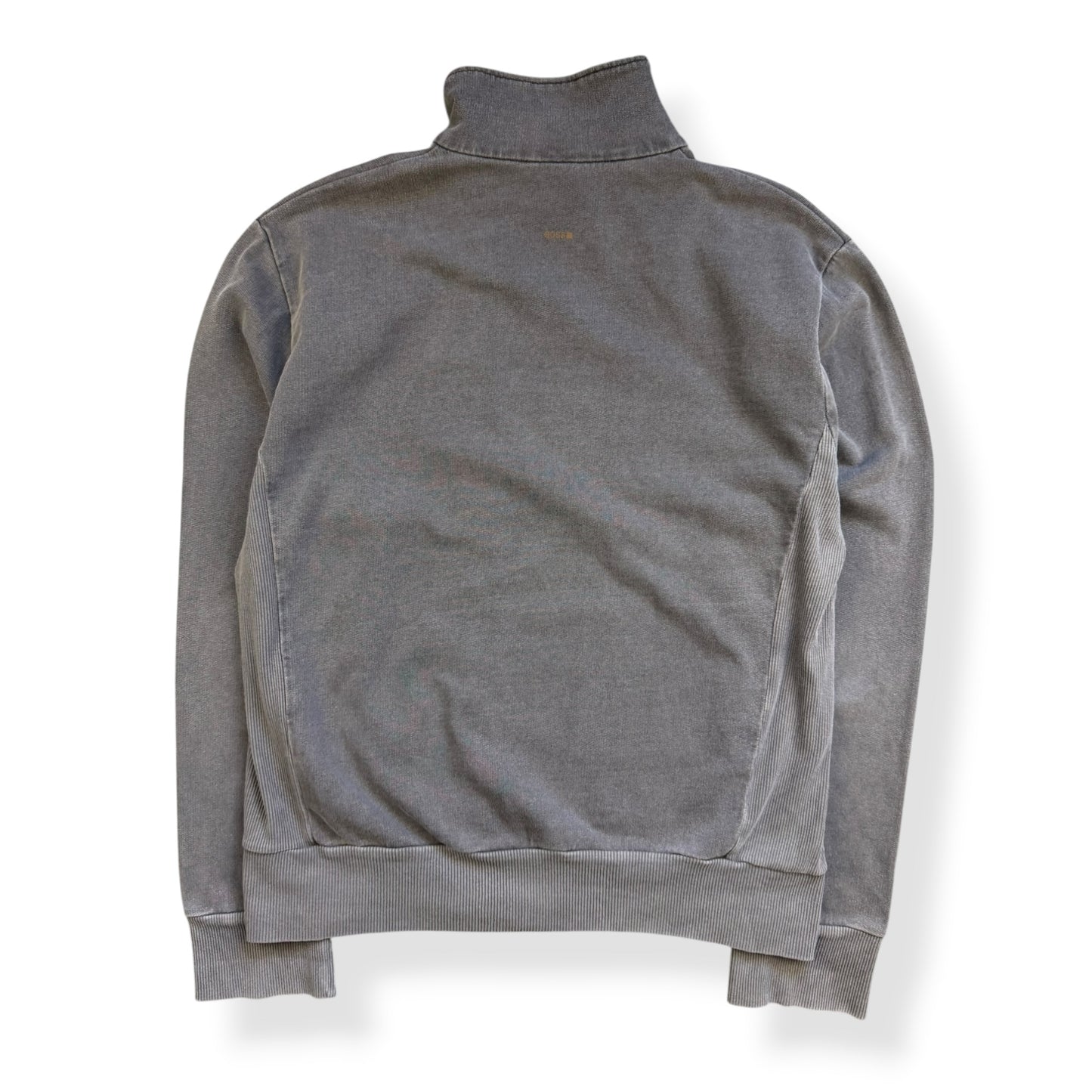 2000's Hugo Boss 'Orange' Off-centre Zip Jumper (L)