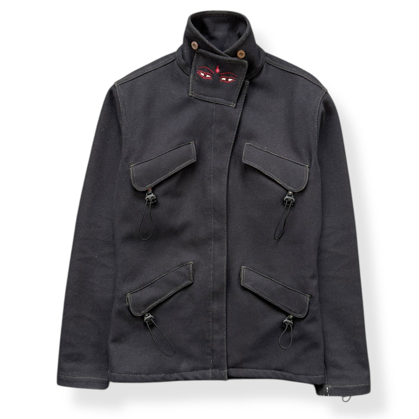 AW99/00 Maharishi Shower Repellent Asymmetric Jacket (S)