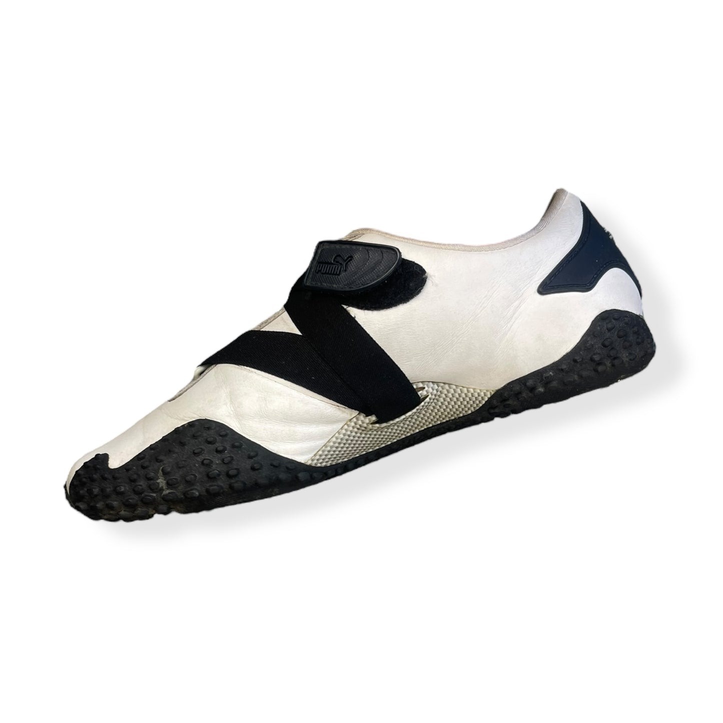 2000's Puma Mostro Leather White/Navy (UK8)