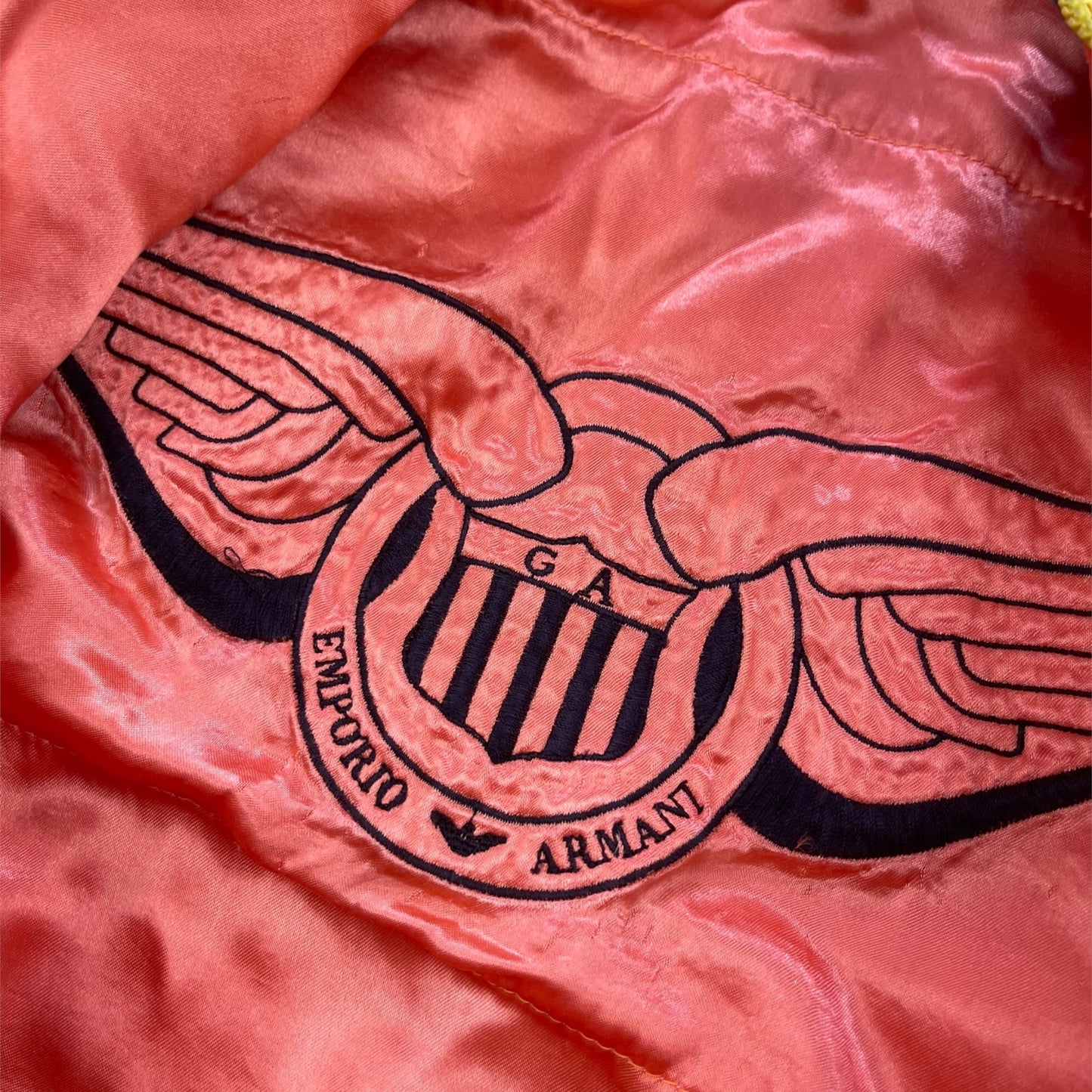 1980's Emporio Armani Cotton Varsity Jacket (S)