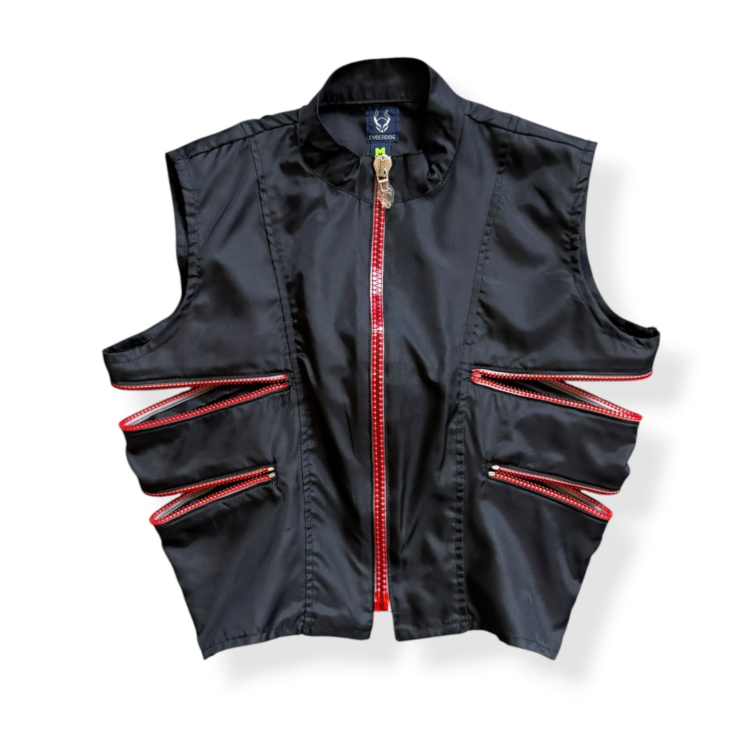 1990's Cyberdog Multizip Utility Vest (M)