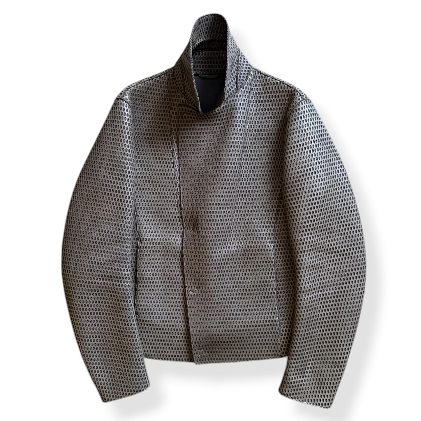 FW2013 Emporio Armani Perforated Leather Jacket (M)
