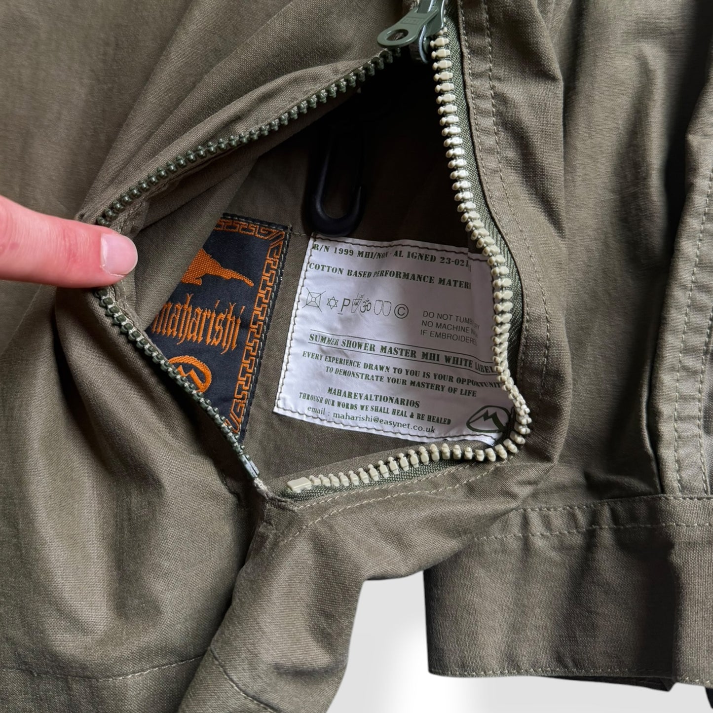 1999 Maharishi Elasticated Sleeve Jacket (L)