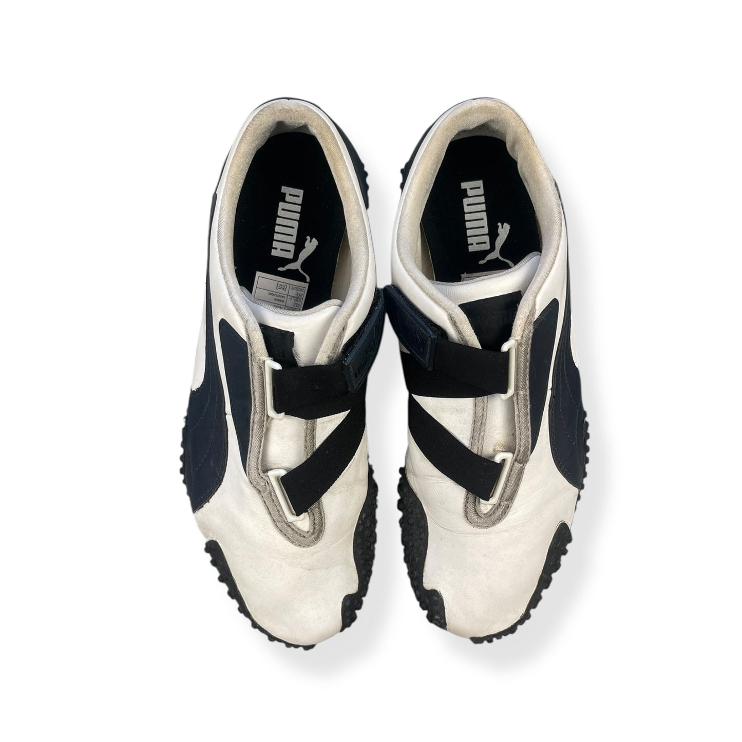 2000's Puma Mostro Leather White/Navy (UK8)