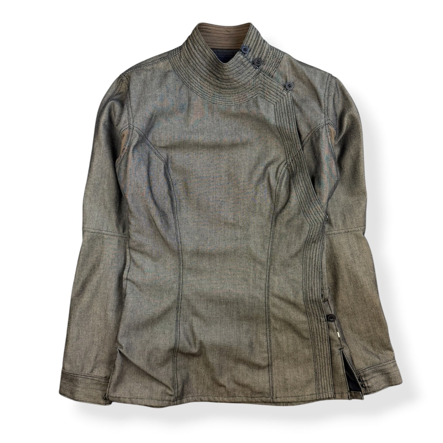 AW99/00 Maharishi Asymmetric Kimono Jacket (S)