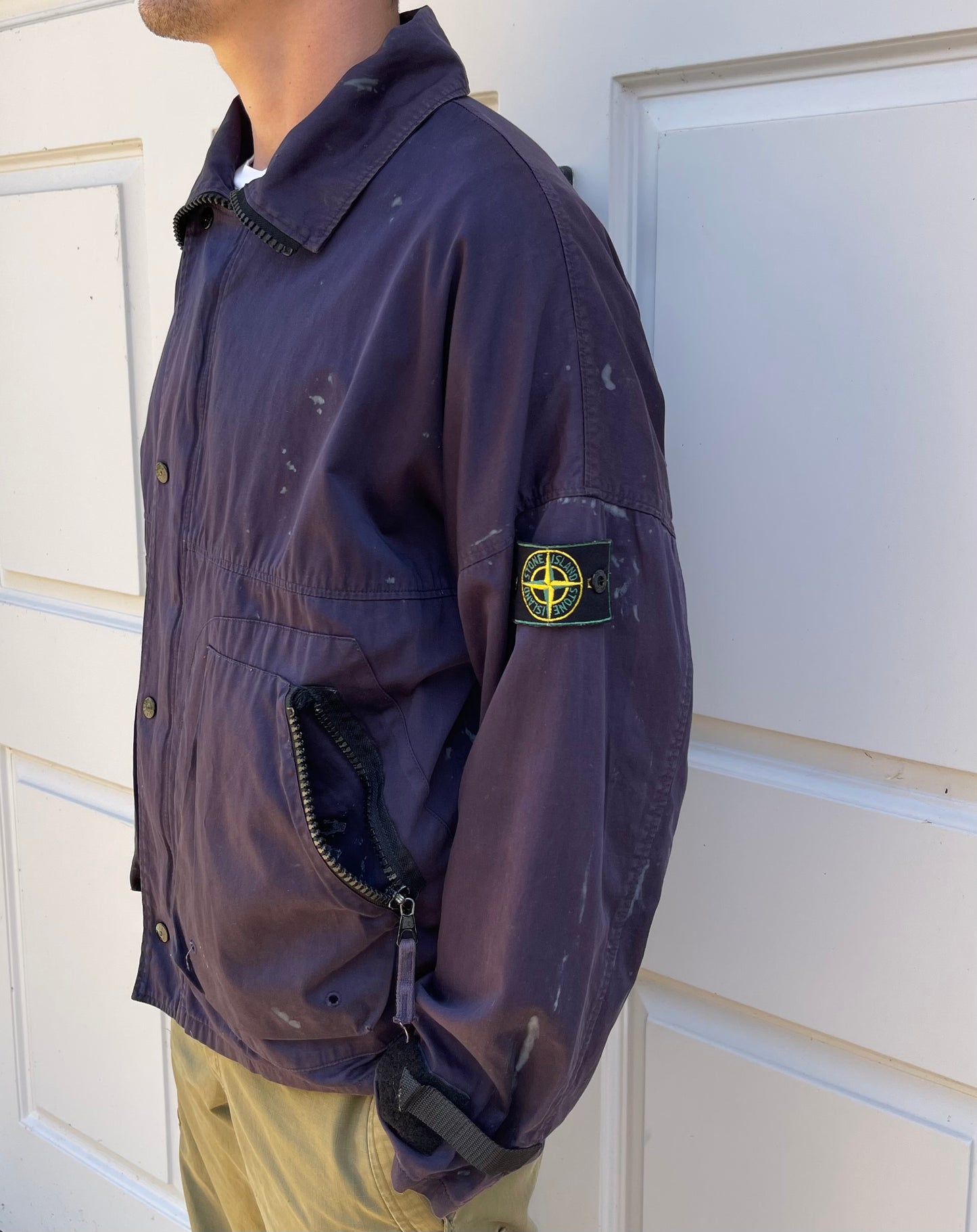 SS1996 Stone Island Raso Gommato Jacket (M)