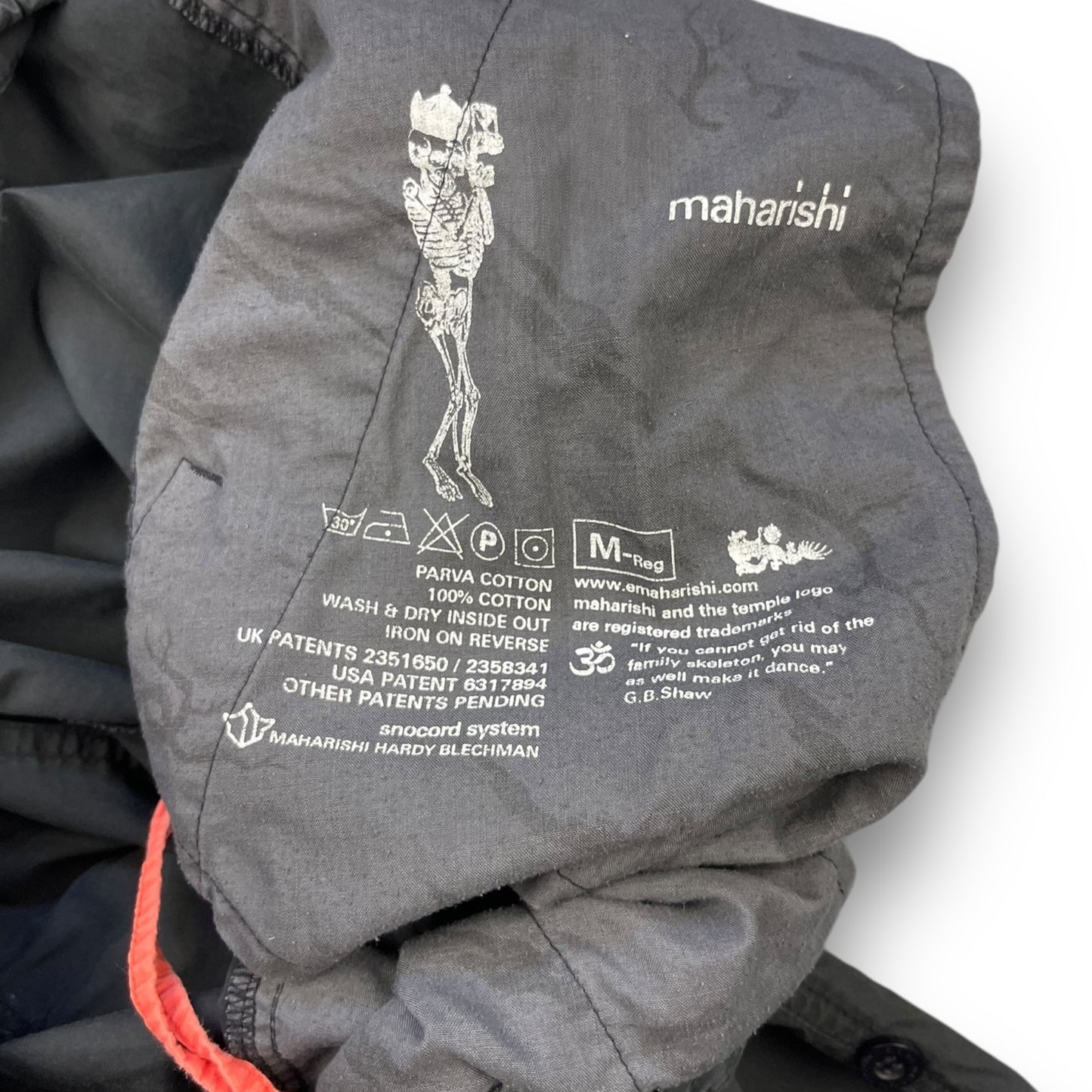 Maharishi Skeleton Print Snopants (M)