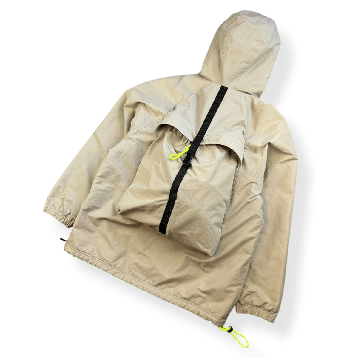 2000's DKNY Integrated Backpack Jacket (L)