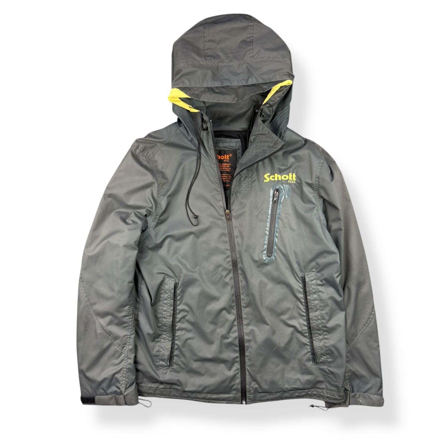 2000's Schott Asymmetric Zip Jacket (L)
