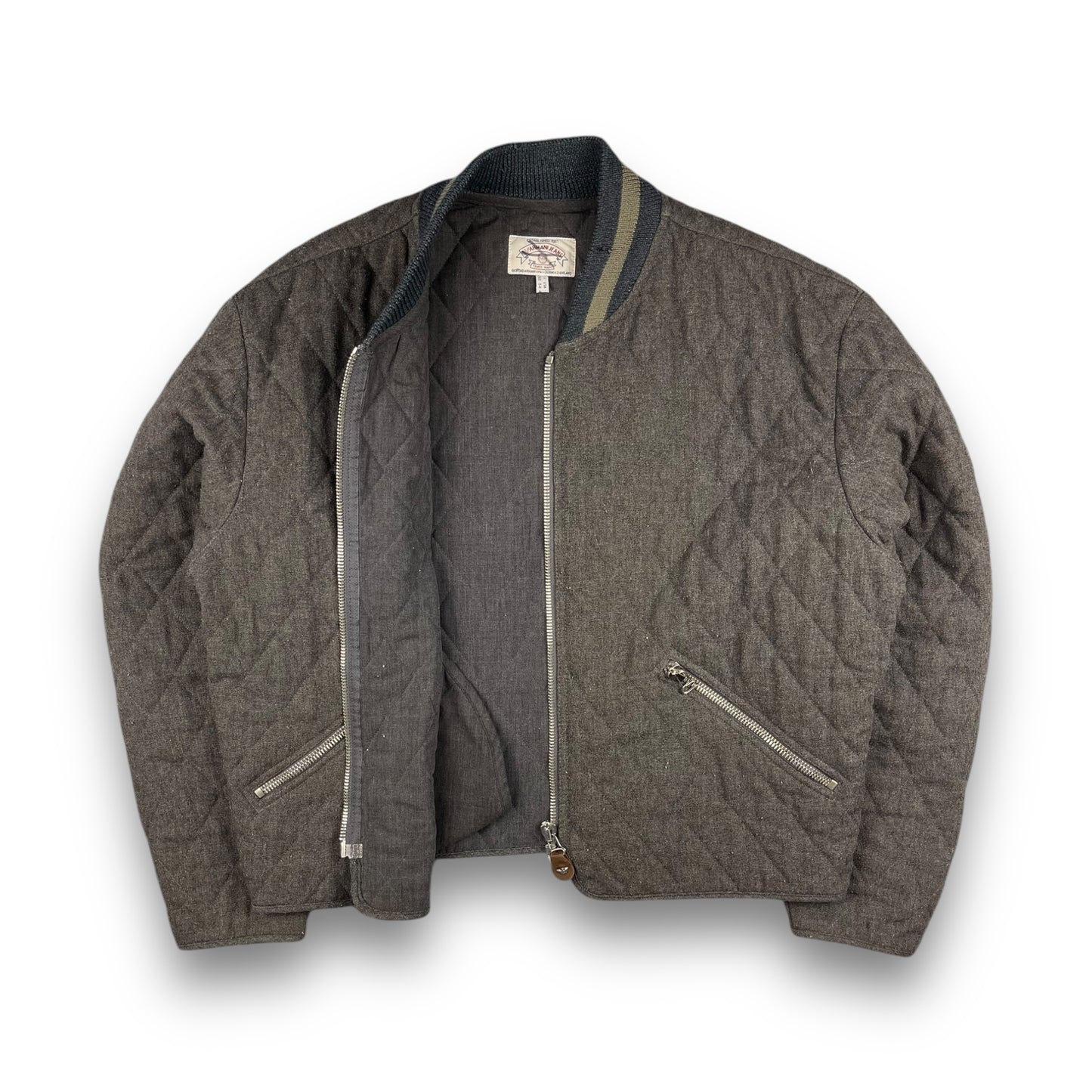 90's Armani Quilted Wool Bomber (M)