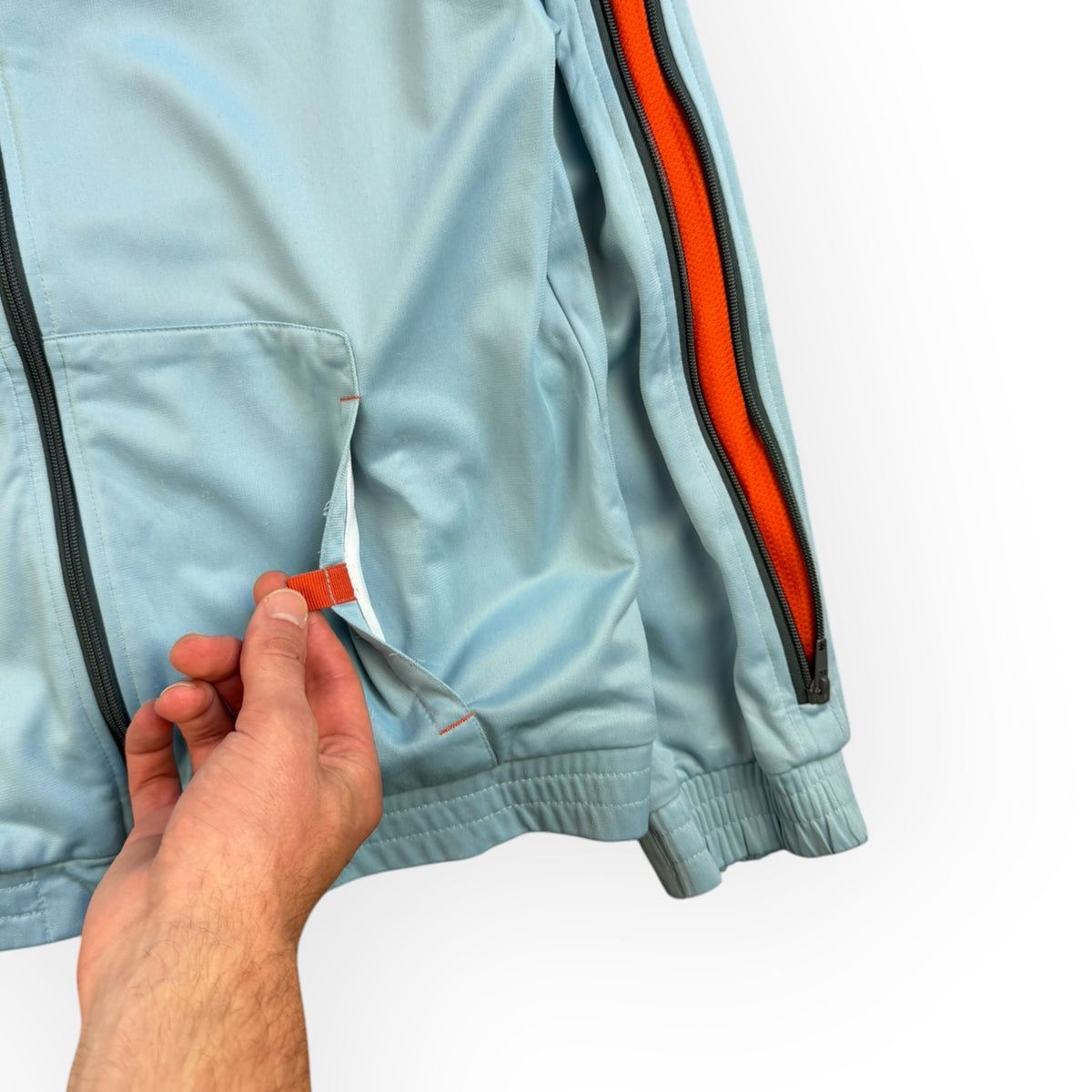1990's Lotto Expandable Sleeve Track Jacket (S)