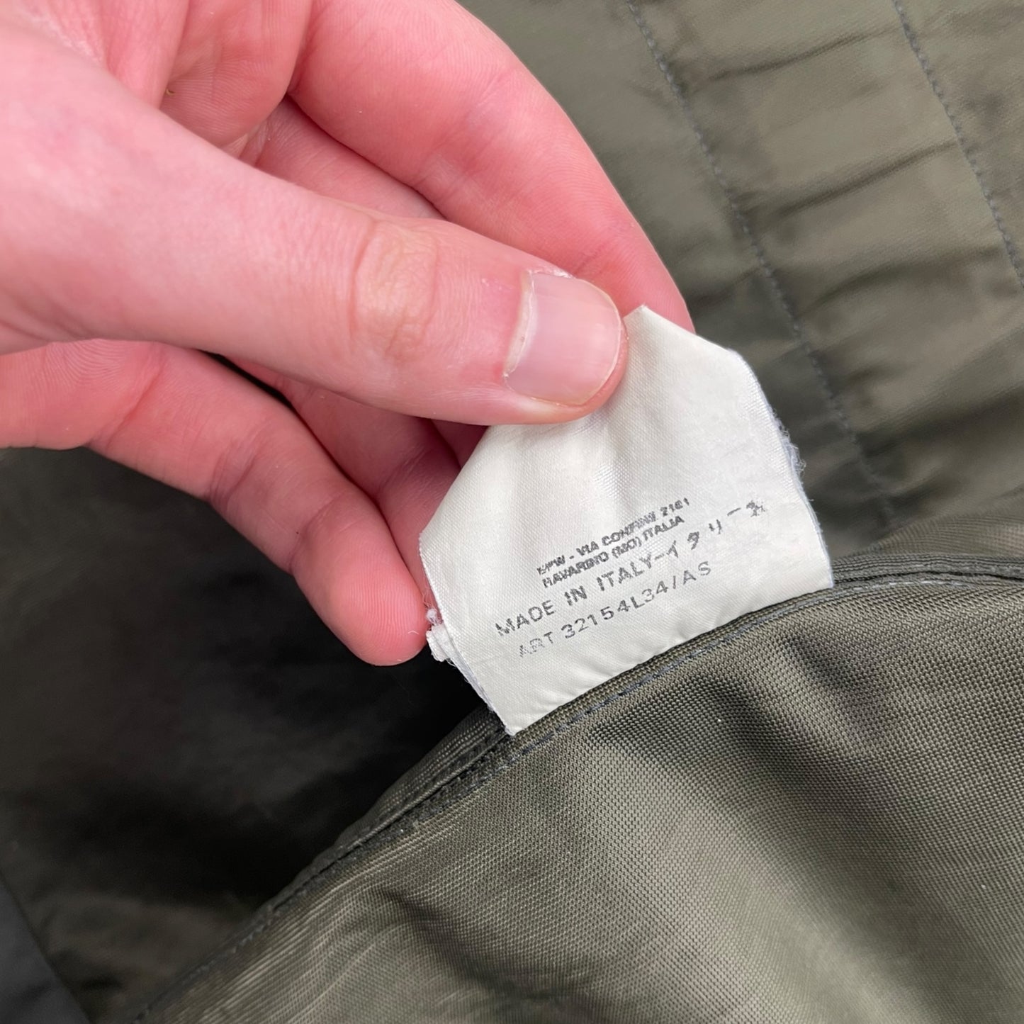 SS2000 Stone Island Nylam Dual Zip Jacket (XL)