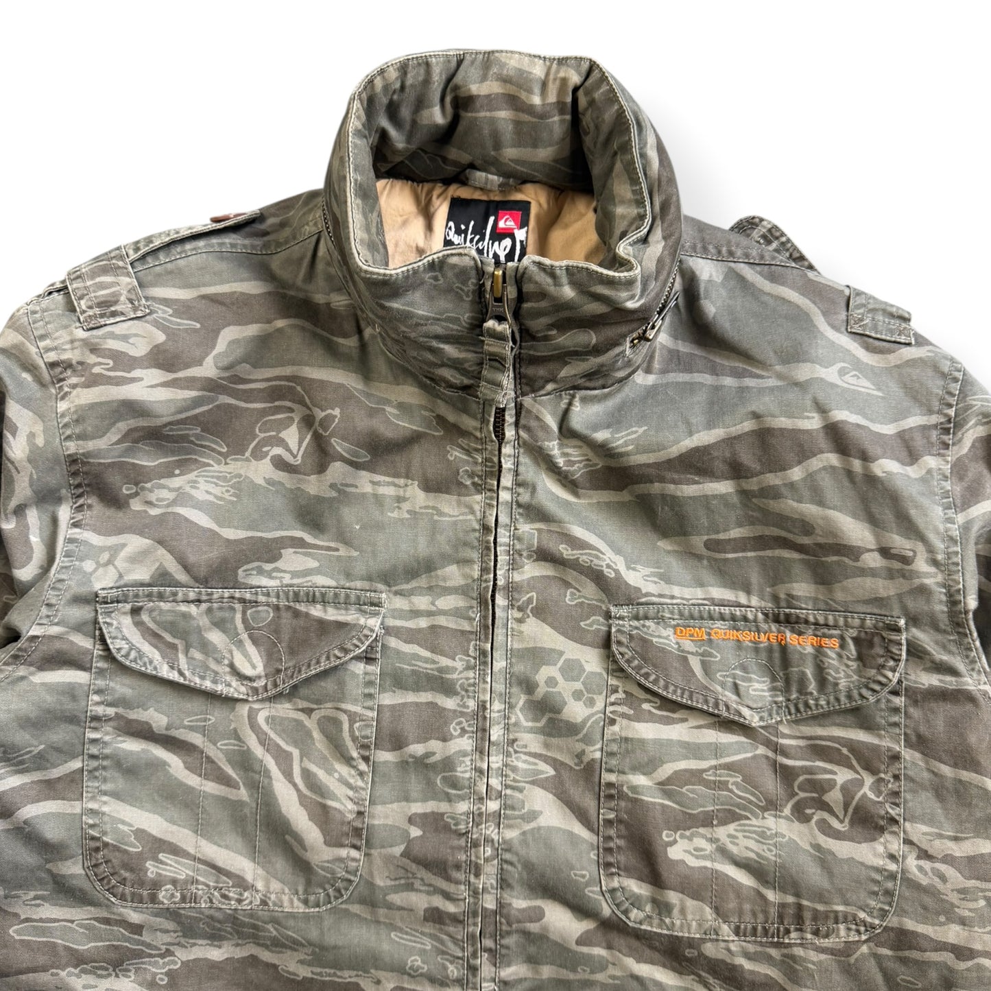 2000's Quiksilver DPM Series Camouflage Jacket (L)