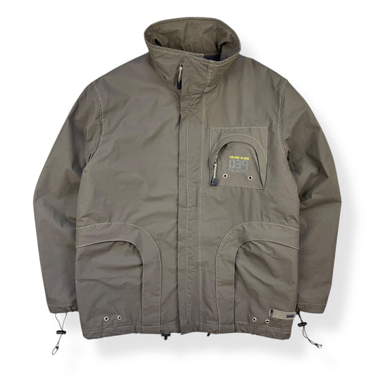 2000's Calvin Klein Jeans 039 Waxed Jacket (L)