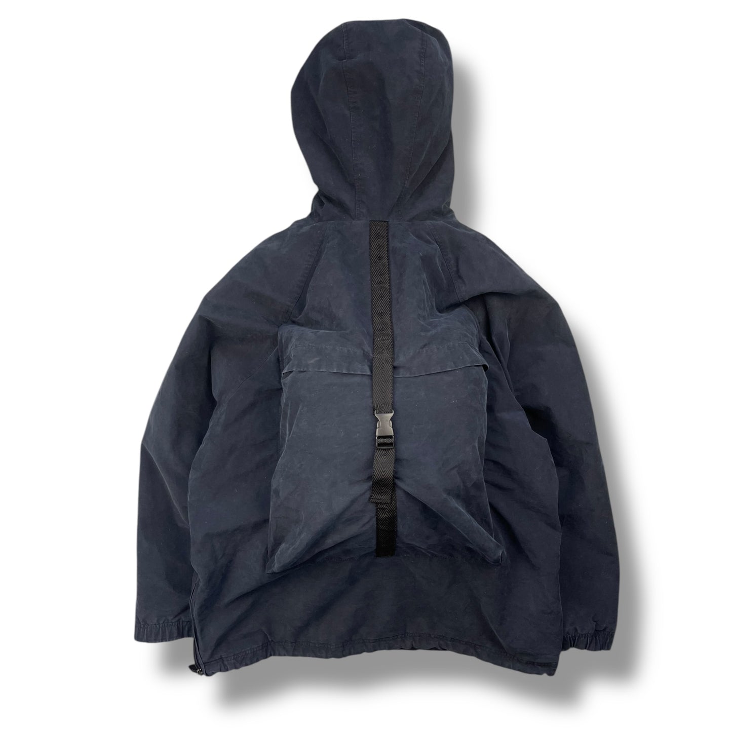 2000's DKNY Integrated Backpack Jacket (M)