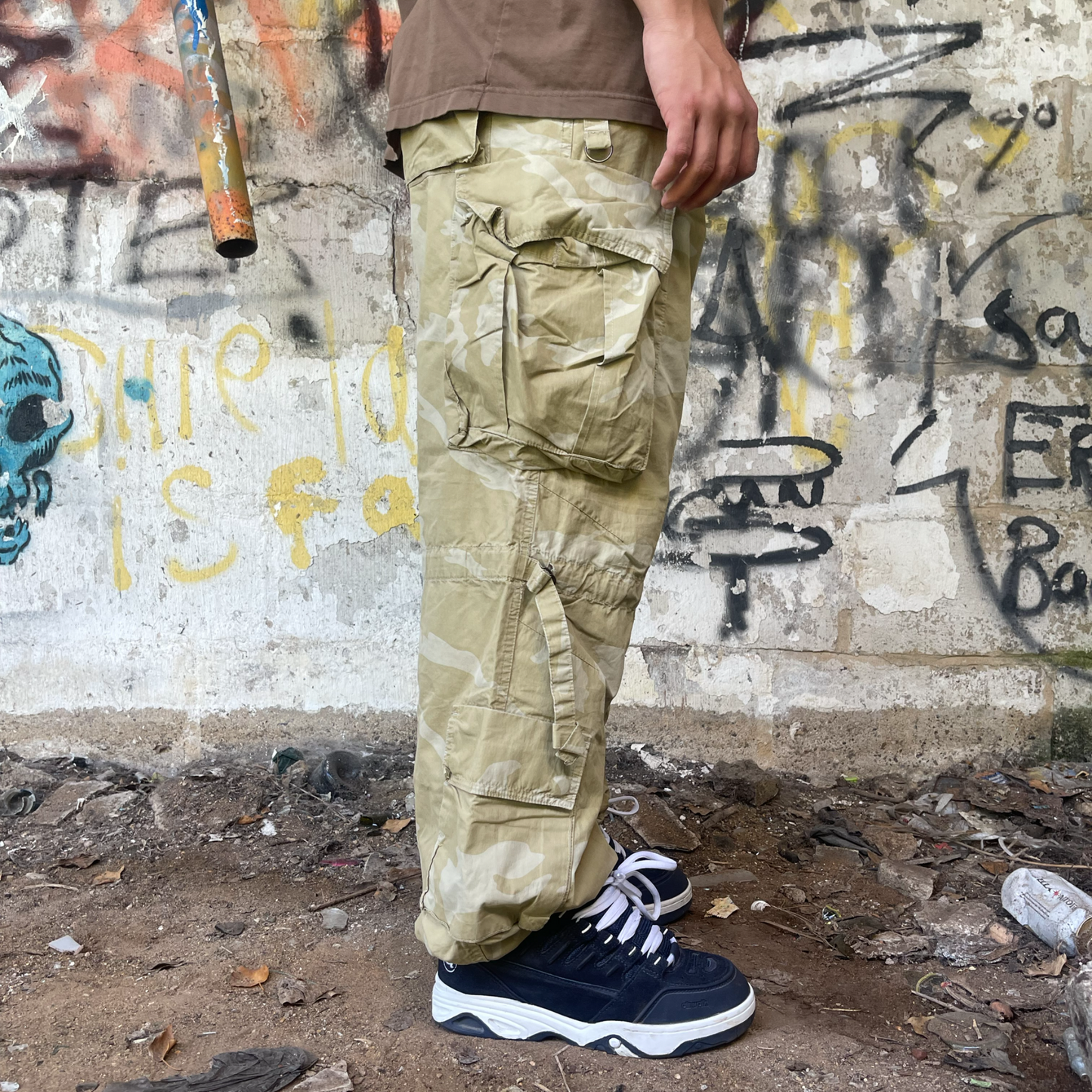 Schott Camo Military Parachute Pants