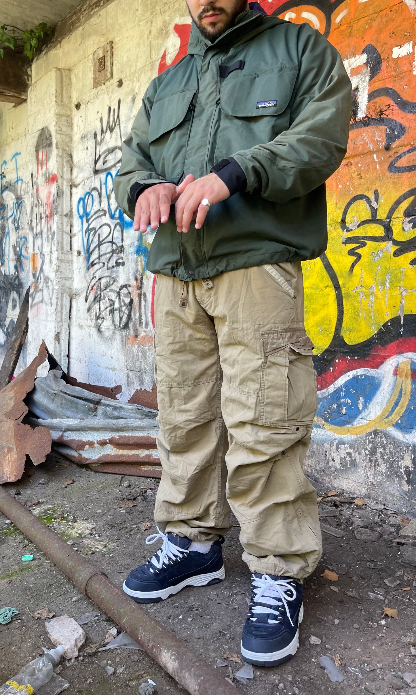 2006 Schott Military Parachute Pants