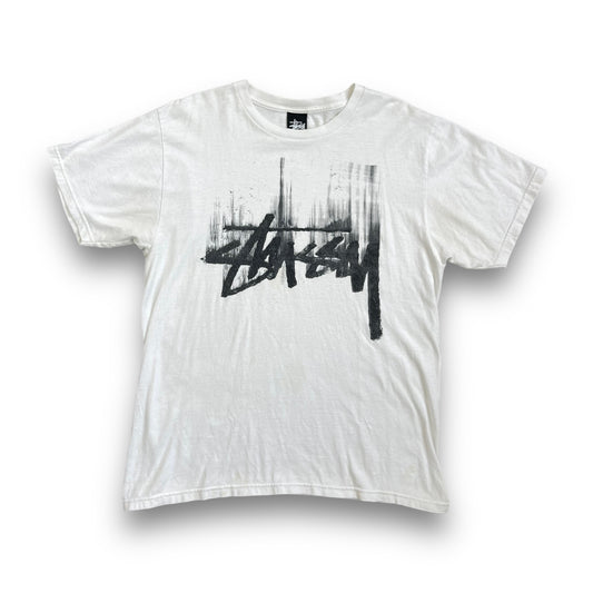 Stussy Smudge Logo T-Shirt (M)