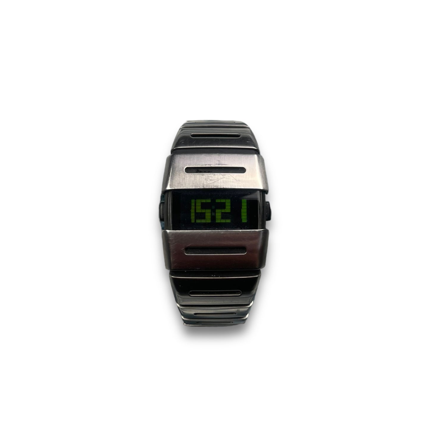 Early 2000's Nike D-Line Stainless-Steel Digital Watch