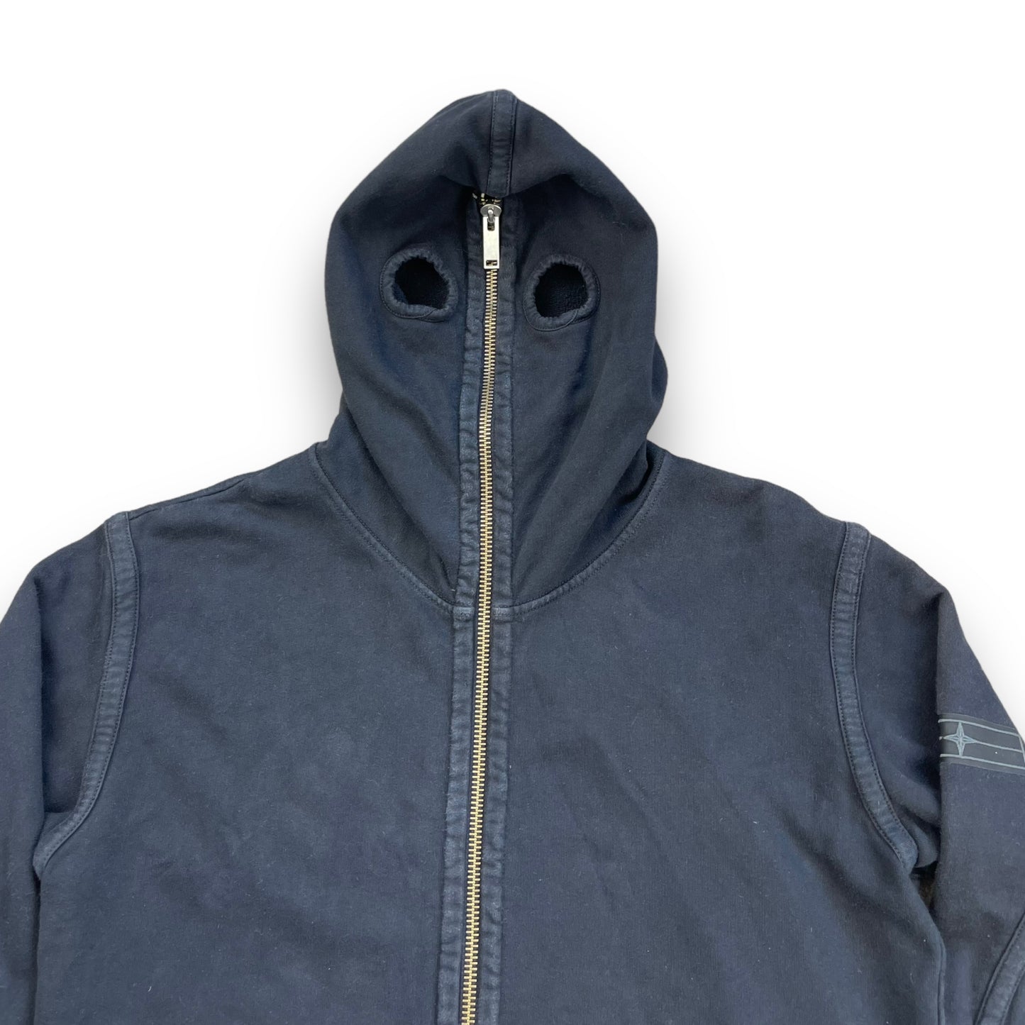 FW 2009 Stone Island Denims Full Zip Face Mask Hoodie (L)