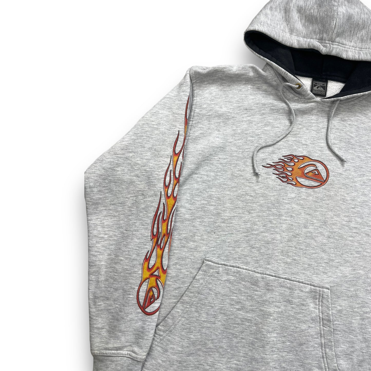 Vintage Quiksilver Flame Hoodie (L)