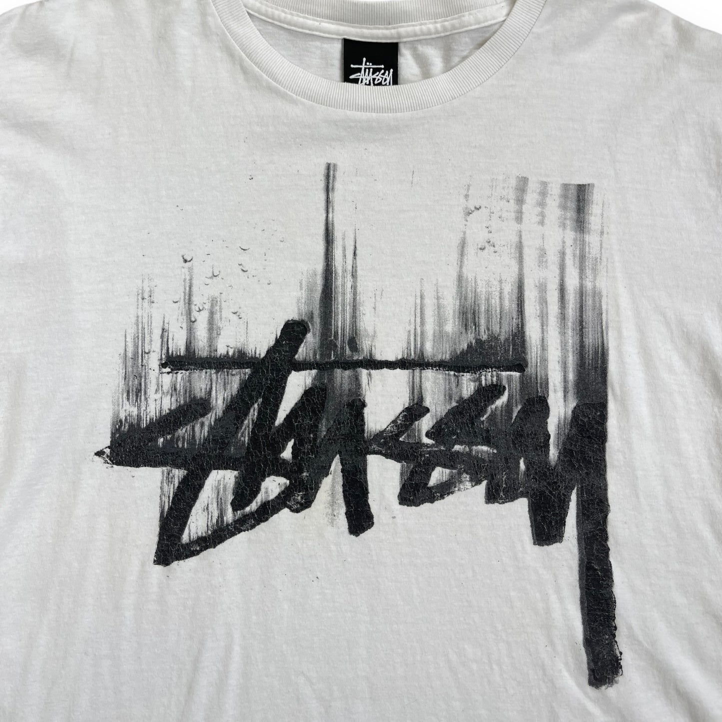 Stussy Smudge Logo T-Shirt (M)