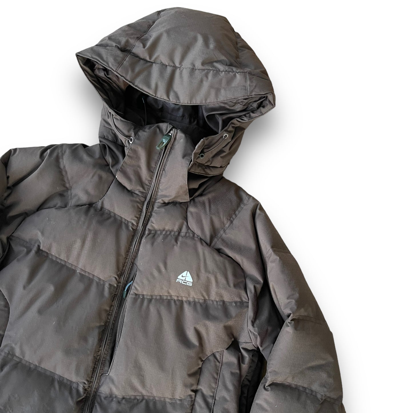 Nike ACG Brown Down Filled Puffer Jacket (L)