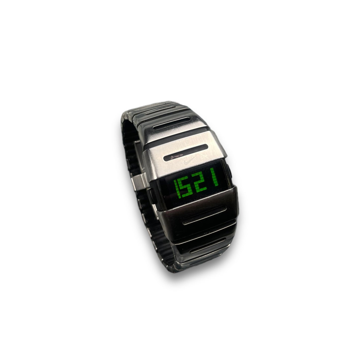 Early 2000's Nike D-Line Stainless-Steel Digital Watch