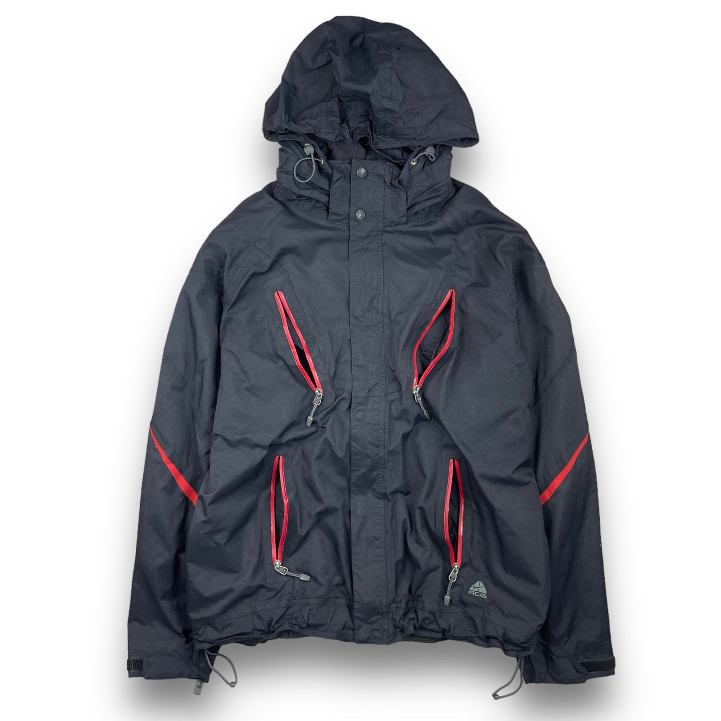 Nike ACG Black & Red Multipocket Jacket (L)