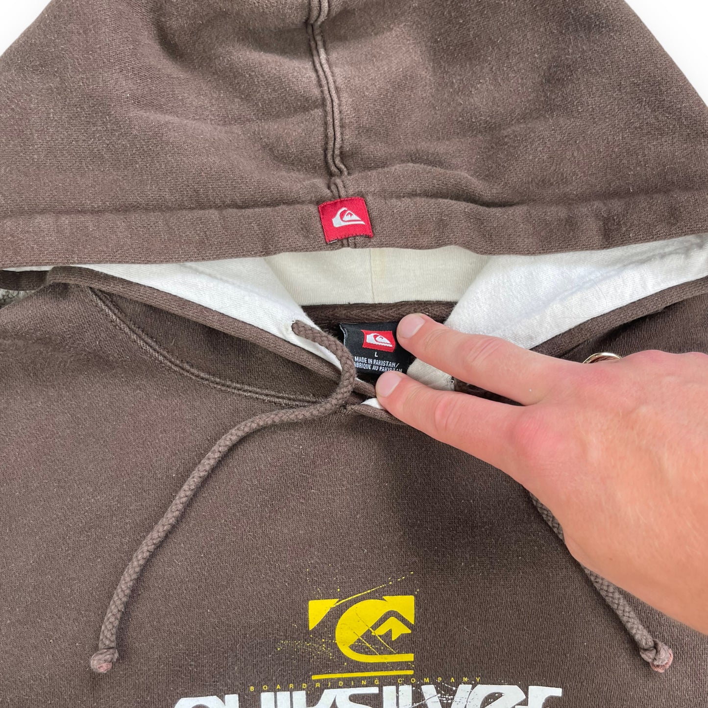 2000's Quiksilver Centre Logo Hoodie (L)