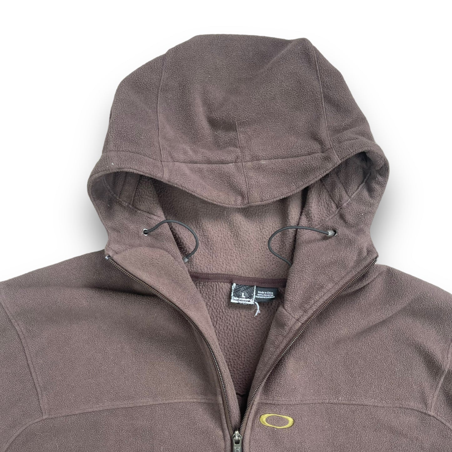 Oakley Full Zip Fleece Hooded Jacket (L)