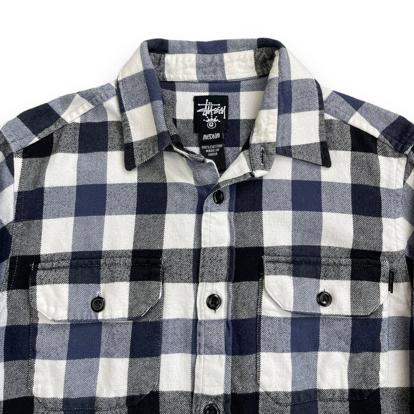 Vintage Stussy Checkered Overshirt (M)