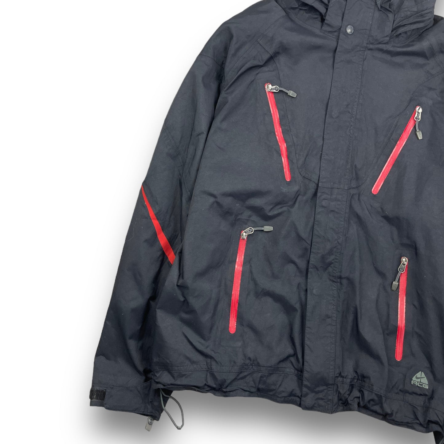 Nike ACG Black & Red Multipocket Jacket (L)