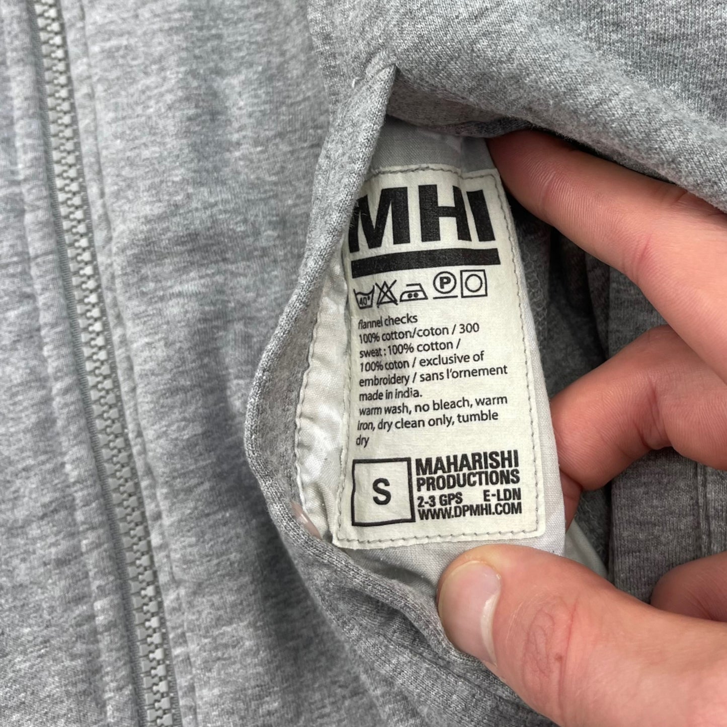 Maharishi Checkered Reversible Hoodie (S)