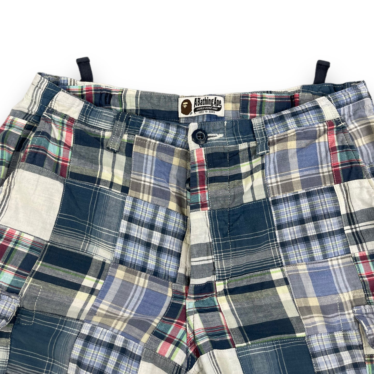 Vintage Bape Checkered Plaid Shorts