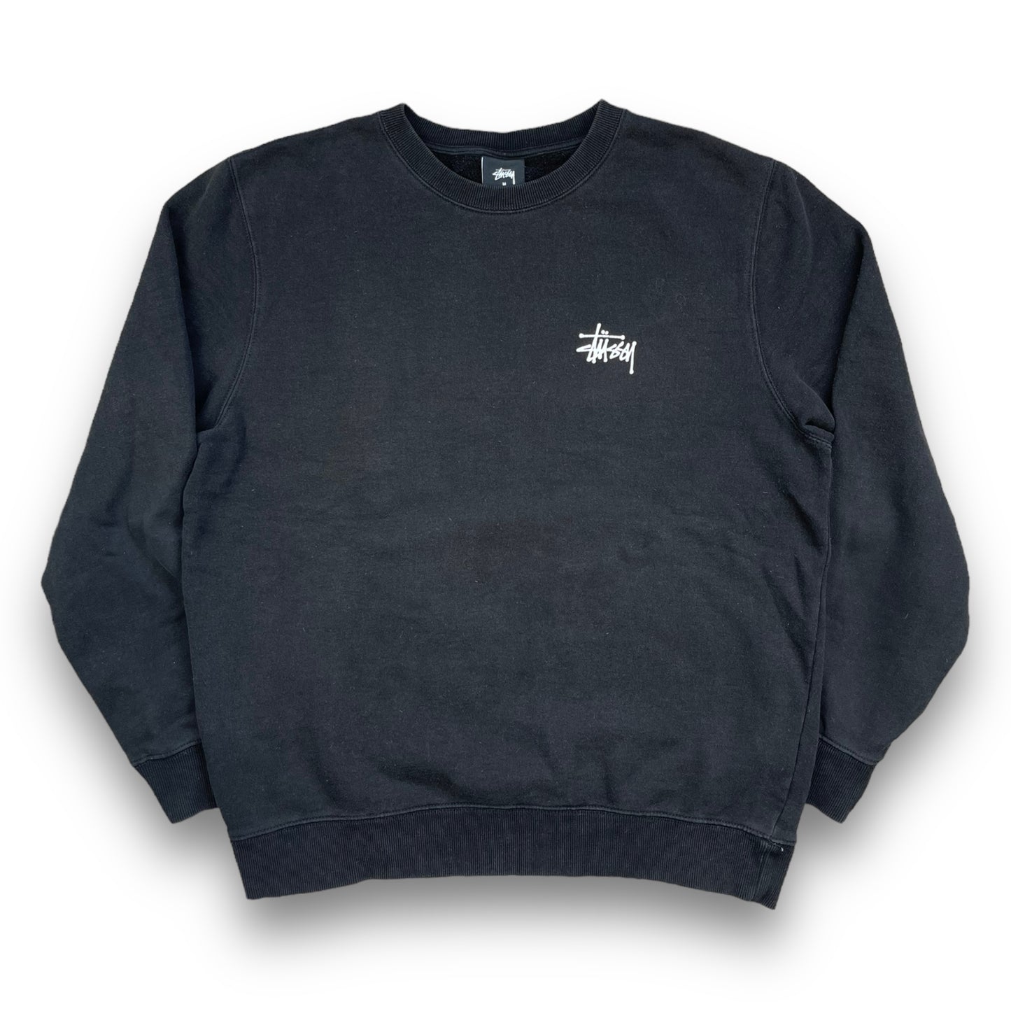 Stussy Basic Spellout Logo Sweatshirt (M)