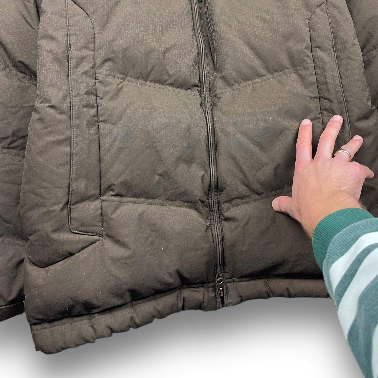 Nike ACG Brown Down Filled Puffer Jacket (L)