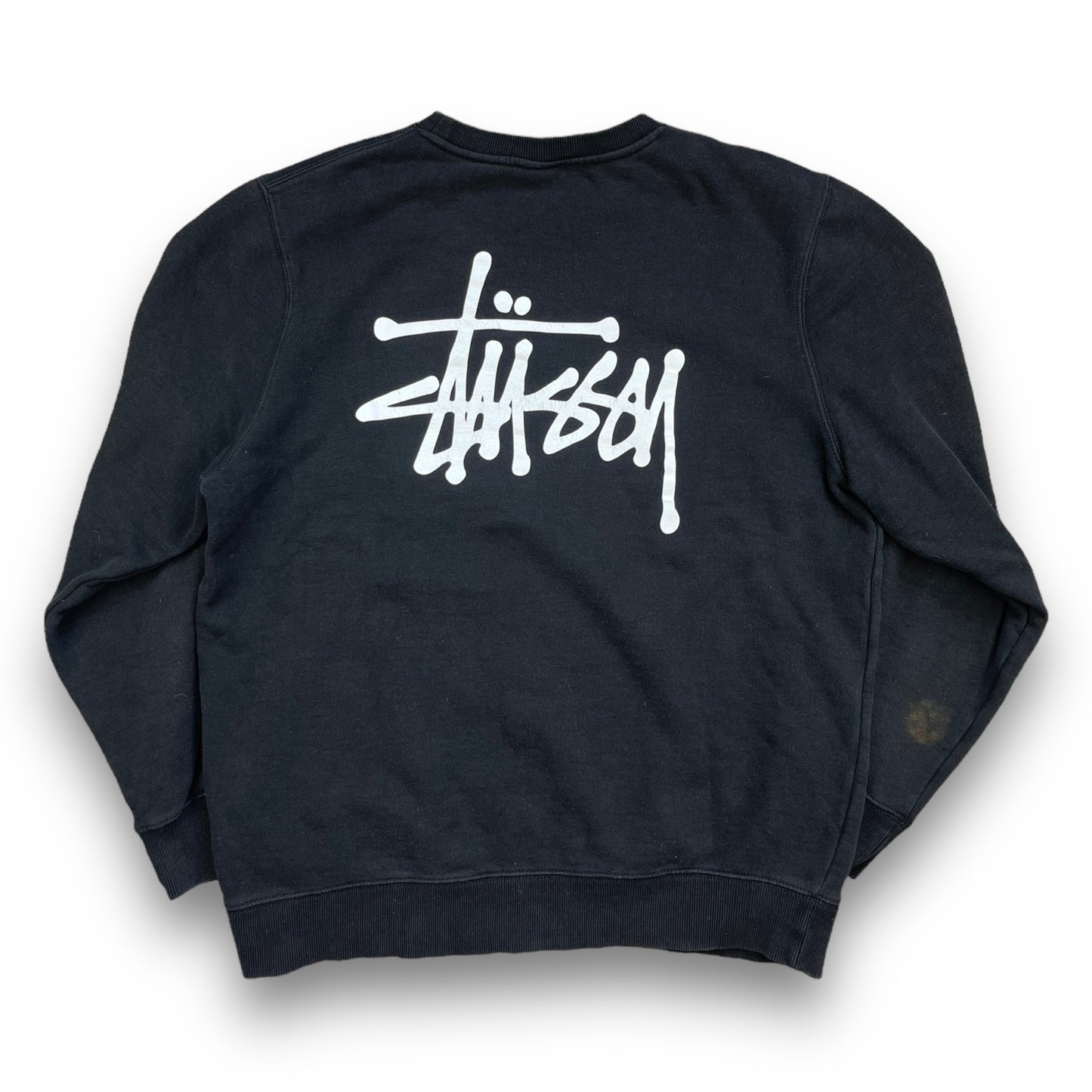 Stussy Basic Spellout Logo Sweatshirt (M)